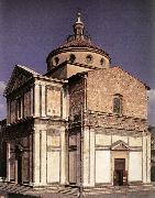 SANGALLO, Giuliano da Exterior of the church f oil painting artist